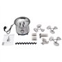 RjcdOPL Fontaine à Chocolat 4 Niveaux 190 W en Acier Inoxydable, Température de Chocolat Fondant Chaud 38 à 45℃, Capacité 1,2L, 