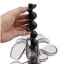 RjcdOPL Fontaine à Chocolat 4 Niveaux 190 W en Acier Inoxydable, Température de Chocolat Fondant Chaud 38 à 45℃, Capacité 1,2L, 