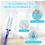 40 pcs Recharges de plumeau compatibles avec Swiffer Dusters 180 Handle Dusters, Remplacement du plumeau Multi-Surfaces avec 1 p