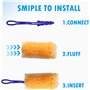 Recharge Duster pour Swiffer Duster Refill, 20 Count 360 Dusters Heavy Duty Refills, Multi-Surface Disposable Duster Kit Unscent
