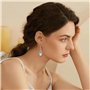 Lot de 2 paires de boucles d'oreilles en argent 925 avec pierre de lune, boucles d'oreilles en argent 925, boucles d'oreilles po