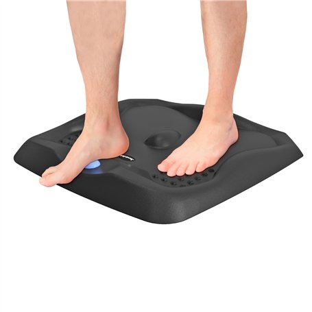 Fohfurniture Tapis de bureau anti-fatigue avec balle de massage des pieds - Pour les jeux