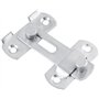 Loquets et verrous,Akozon Verrou de Porte Coulissante Serrure de Porte Loquet à Bascule Boulon de Verrouillage de Boucle avec Vi