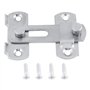 Loquets et verrous,Akozon Verrou de Porte Coulissante Serrure de Porte Loquet à Bascule Boulon de Verrouillage de Boucle avec Vi