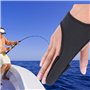 Protecteur de Doigt d'index Simple, de Bande élastique Unisexe Confortable Noir pour la pêche en Plein air