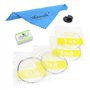 4 en 1 Kits pour Violoncelle, Cordes Violoncelle Pratique Mute Tissu de Nettoyage Colophane Accessoires de Violoncelle