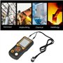 HT-1200 Numérique Ultrasons Épaisseur Testeur Jauge Gamme de 1,2~225mm. Quatre Chiffres LCD Moniteur