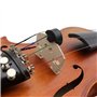 4 en 1 Cordes de Violon & Muet en Caoutchouc & Pont d'érable & Chiffon de Nettoyage Accessoires pour ViolonAccessoires pour Viol