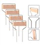 CHUEHKAK Lot de 24 étiquettes pour plantes - En cuivre - Étanche - En métal - Pour herbes aromatiques - Étiquettes pour parterre