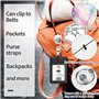 ZALHIN 3 Pieces Porte Badge Enrouleur avec Motif Marbré - Porte Clef Retractable, Fur Porte Badge Infirmiere, Porte Carte Bus, P