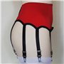 ZALHIN Porte Jarretelle Sexy Femme, Femme Porte-Jarretelles Grande Taille Respirante, avec 12 Pinces Porte-Jarretelle Dentelle R