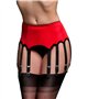 ZALHIN Porte Jarretelle Sexy Femme, Femme Porte-Jarretelles Grande Taille Respirante, avec 12 Pinces Porte-Jarretelle Dentelle R