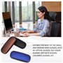 XZEIT 3 pièces Étui à Lunettes en Cuir PU, Boîte à Lunettes de Soleil Rigide pour Homme et Femme, Étui de Protection pour Lunett