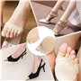 BEROZA Chaussettes Ouvertes à 5 Orteils - Coussinets de L'Avant-Pied - AntidéRapantes et Respirantes - Absorbantes - Demi-Chauss