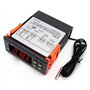 RUIZHI Regulateur de Temperature Numérique 10A D'affichage à LED Temperature Controller Thermostat Regulateur avec Capteur (DC 2