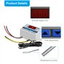 RUIZHI XH-W3001 Digital LCD Module de Contrôleur de Température, Microcomputer Thermorégulateur Thermocouple Thermostat avec Son