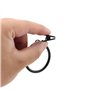 CHUEHKAK Lot de 40 Anneaux de Rideau avec Pince, Clips en Métal pour Tringle à Rideaux, Diamètre Intérieur 38 mm