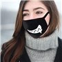 Visage Bouche 5 pièces Anti Poussière Coupe-Vent Masque Visage Bouche en Coton avec élastiques d’Oreilles