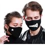 Spdsbbz Bouche Masque,Visage Bouche 5 pièces Anti Poussière Coupe-Vent Masque Visage Bouche en Coton avec élastiques d’Oreilles 
