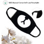 Spdsbbz Bouche Masque,Visage Bouche 5 pièces Anti Poussière Coupe-Vent Masque Visage Bouche en Coton avec élastiques d’Oreilles 