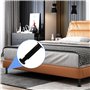 SLTAXAR 2 PCS Pied de Meuble Acier Inoxydable Pied de Meuble Reglable de18-30cm Pieds de Table Acier Pieds de Support pour Meubl