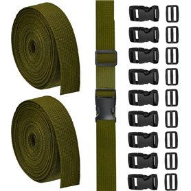 SLTAXAR 2 PCS Sangle Nylon 5m*2.5cm