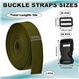 Sangle Nylon 25mm Noir Boucle Plastique Clip Clips Boucle en Plastique Boucle Attache Rapid