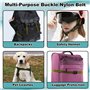 SLTAXAR 2 PCS Sangle Nylon 5m*2.5cm, Sangle Nylon 25mm Noir Boucle Plastique Clip Clips Boucle en Plastique Boucle Attache Rapid