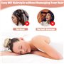 CAREDGO 4 PCS Boucle Sans Chaleur, Rouleau à Cheveux Sans Chaleur Heatless Hair Curlers Cheveux Bouclés Femme Boucles de Nuit Bi