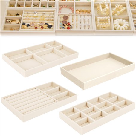 4 Pcs Rangements Bijoux Tiroir
