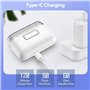 Coupe Ongle Electrique, Coupe-ongles Automatique et Polisseuse 2 en 1, Coupe-Ongles Automatique Rechargeable à 2 Vitesses avec L