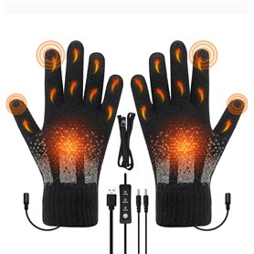 Gants Chauffants USB pour Homme Femme