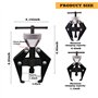doepeBAE Ensemble Extracteurs Essuie-Glace Professionnels, 2 Pièces Extracteur pour Essuie-Glace du Véhicule, Extracteur de Bras