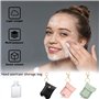 4 pièces 60ML Portable Squeeze Bouteille Vide en Cuir,Conteneur Cosmétique Vide, Porte-clés Portable, Utilisé pour l'escalade, L
