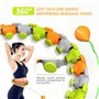 bubbacare Cerceau Smart Hula Hoop Fitness Minceur pour Adulte avec 27 Pièces Réglable Amovibles, Cerceau de Fitness Intelligent 
