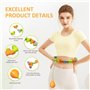 bubbacare Cerceau Smart Hula Hoop Fitness Minceur pour Adulte avec 27 Pièces Réglable Amovibles, Cerceau de Fitness Intelligent 