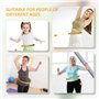 bubbacare Cerceau Smart Hula Hoop Fitness Minceur pour Adulte avec 27 Pièces Réglable Amovibles, Cerceau de Fitness Intelligent 
