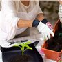 PIMXL Noir Tapis de Rempotage, Tapis de Jardinage Pliable, Ensemble Complet avec Outils pour Succulentes et Gants en Nylon, Tapi