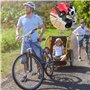 PIMXL Attache Remorque Vélo, Ensemble de 2 Connecteur d'remorque vélo, Support de connecteur de remorque de vélo léger, Coupleur