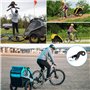 PIMXL Attache Remorque Vélo, Ensemble de 2 Connecteur d'remorque vélo, Support de connecteur de remorque de vélo léger, Coupleur