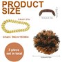 Accessoires De Costume Hippie avec Perruque Afro Funky