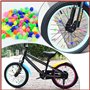 KUBDPQOR 396 Pièces Perles Décoration Vélo, Rayons De Roue De Vélo Perles, Roue De Vélo Perles, Perles Rayon Bicyclette pour Enf