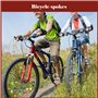 KUBDPQOR 396 Pièces Perles Décoration Vélo, Rayons De Roue De Vélo Perles, Roue De Vélo Perles, Perles Rayon Bicyclette pour Enf