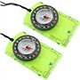 Eowppue Paquet de 2 Boussole de Navigation Compacte et Multifonctionnelle