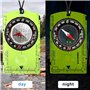 Eowppue Paquet de 2 Boussole de Navigation Compacte et Multifonctionnelle,Outil Essentiel pour Le Camping, la Randonnée, et Le T