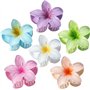 kinoco Pince Cheveux Lot de 6 Pinces à Cheveux Fleur Hawaïenne