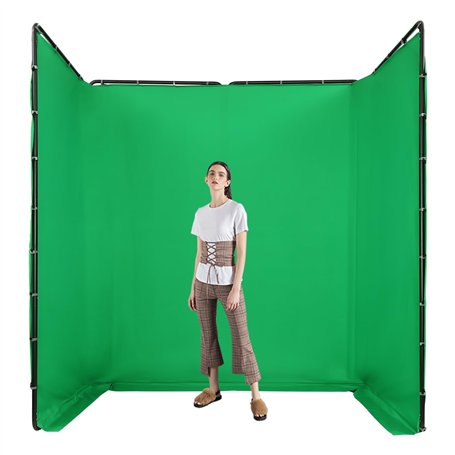 Toile de Fond écran Vert 4m x 2.4m pour la Photographie