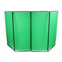 Toile de Fond écran Vert 4m x 2.4m pour la Photographie, Toile de Fond écran Vert Chromakey Portable avec Support Système de Sup