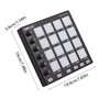 summina Pad MIDI Contrôleur MIDI Contrôleur de pad MIDI USB WORLDE Contrôleur MIDI Beat Maker Machine 6 boutons assignables Répé