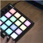 summina Pad MIDI Contrôleur MIDI Contrôleur de pad MIDI USB WORLDE Contrôleur MIDI Beat Maker Machine 6 boutons assignables Répé
